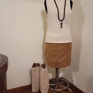 ShineStar Faux Suede Skirt Size L